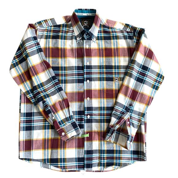 Vnt Cinch Miller Style Western Button Down Shirt Sz S Multi Plaid Long Sleeve - Picture 1 of 8